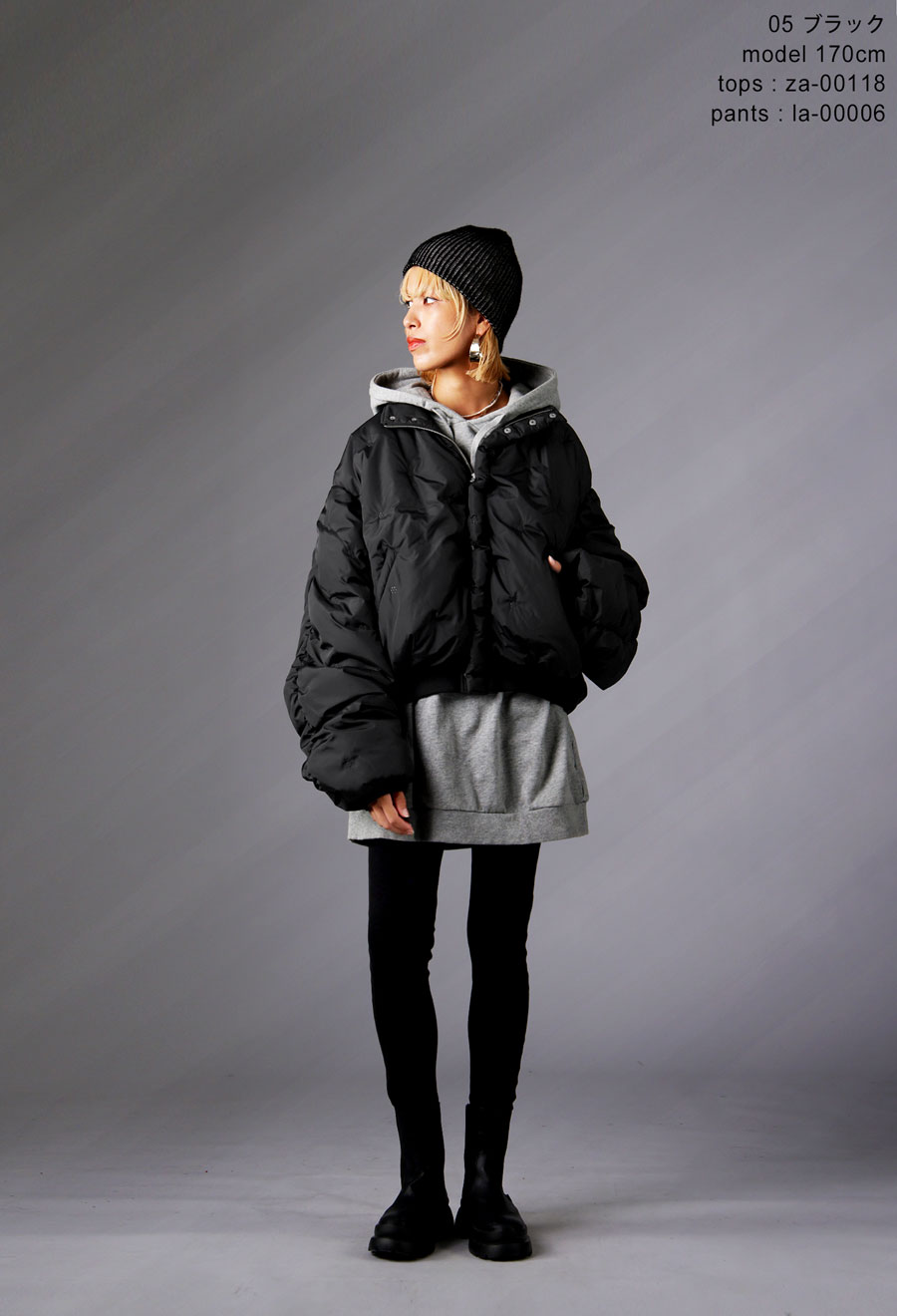 ピンソニック加工 立体ドット ブルゾン レディース 送料無料・メール便