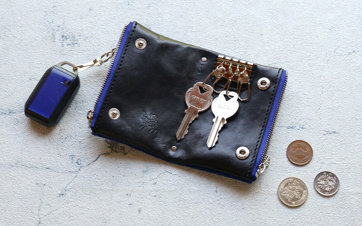 楽天市場】ZOO(ズー) 象革 エレファントレザー メンズ キーケース 鍵