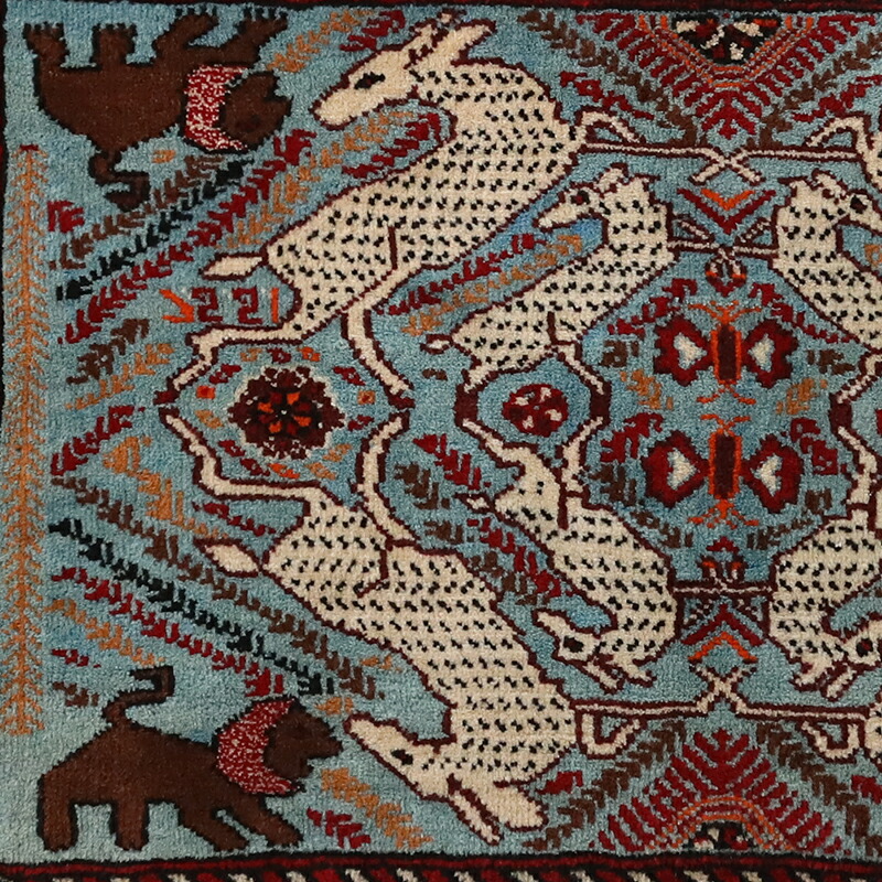 楽天市場】玄関マット オールド トライバルラグ バルーチ 55cm×88cm