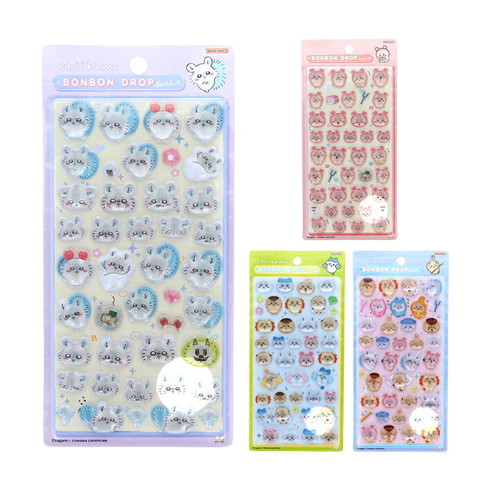 楽天市場】ちいかわ ボンボンドロップシール 4柄 [M便 1/6