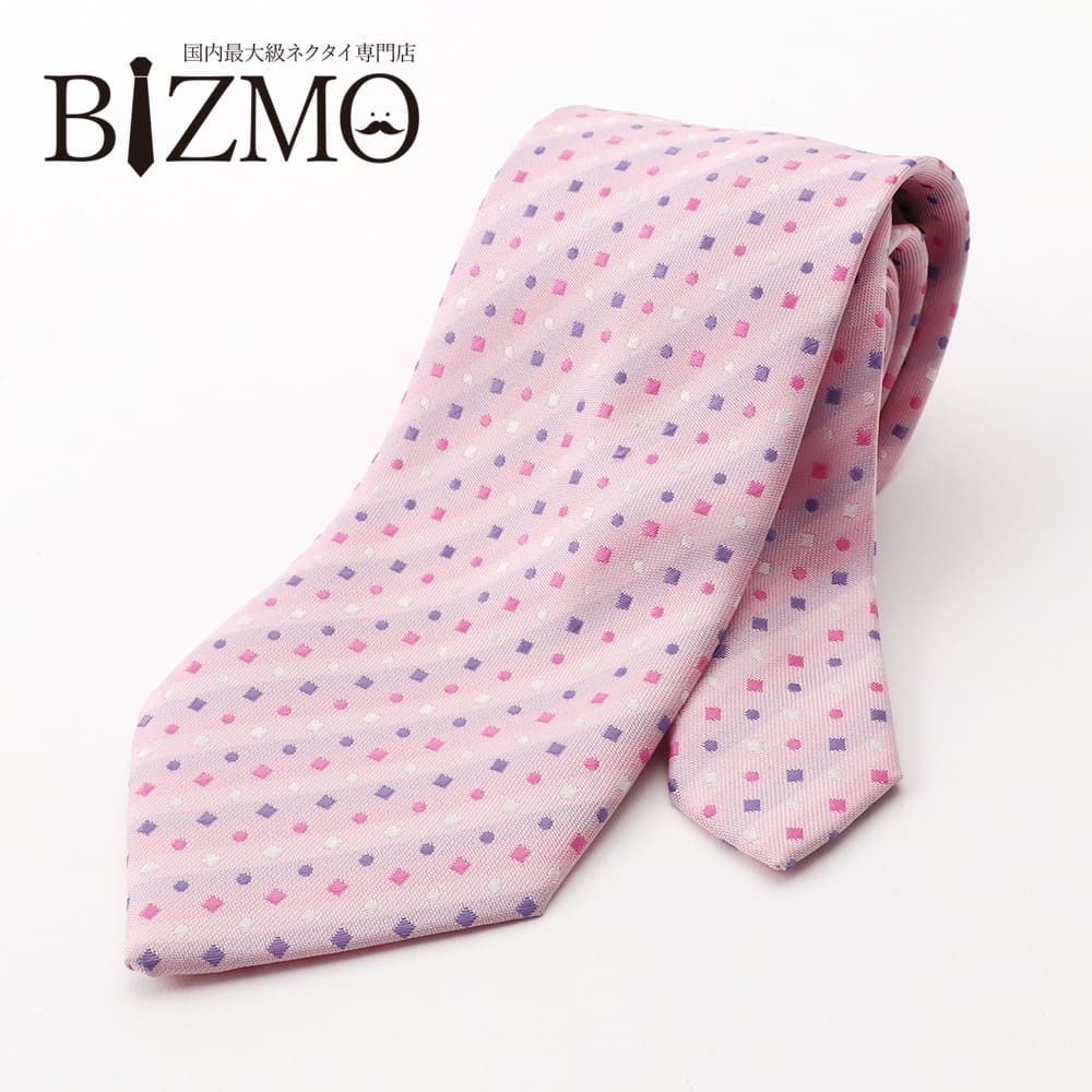 楽天市場】洗えるネクタイ ストライプ ピンク ドット 水玉 パープル