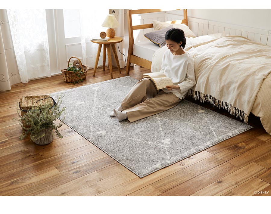 楽天市場】ラグ ミッキー ラインラグ DRM-1101 130×185 cm 洗える 日本