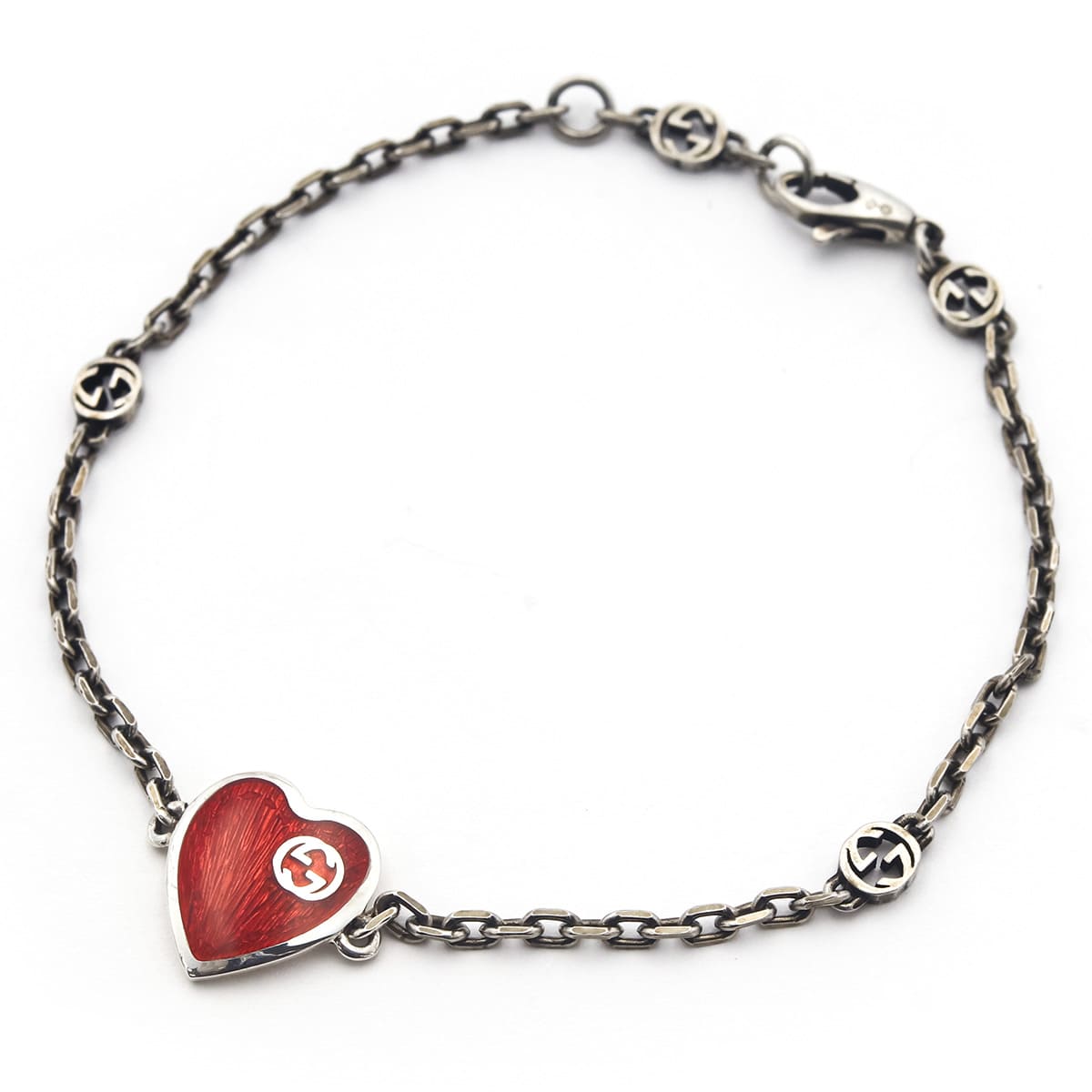 楽天市場】【 正規BOX 付き 】 グッチ ブレスレット メンズ シルバー