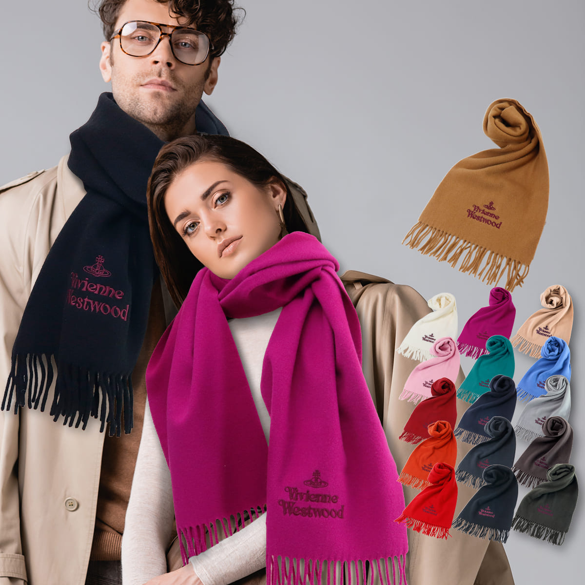 楽天市場】ヴィヴィアンウエストウッド マフラー レディース