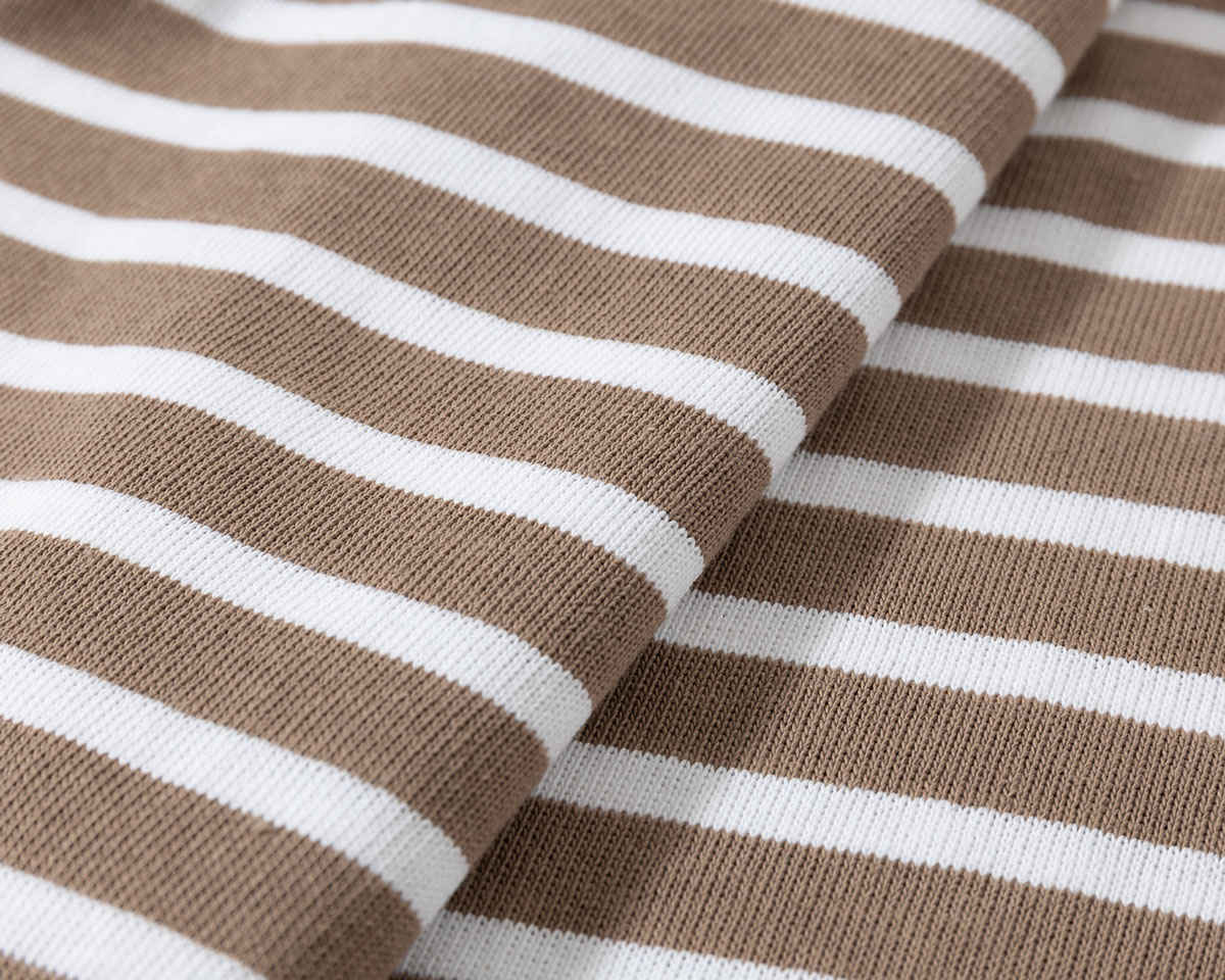 セントジェームス ウエッソン 暖色ボーダー SAINTJAMES OUESSANT