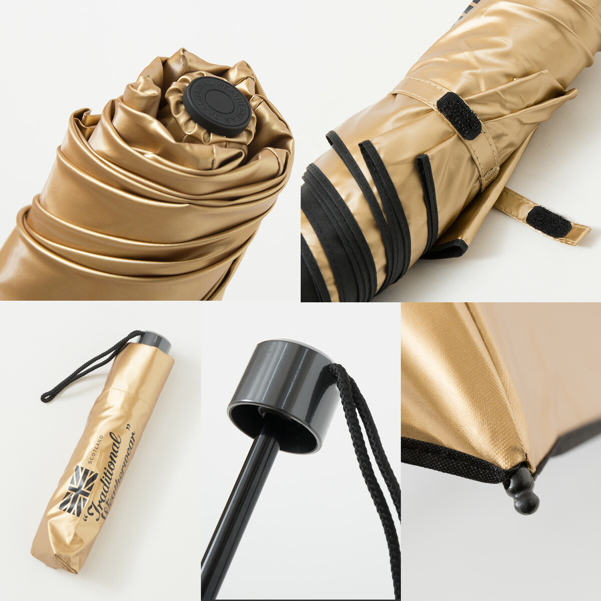 トラディショナル ウェザーウェア 晴雨兼用 軽量 折りたたみ傘 ライト