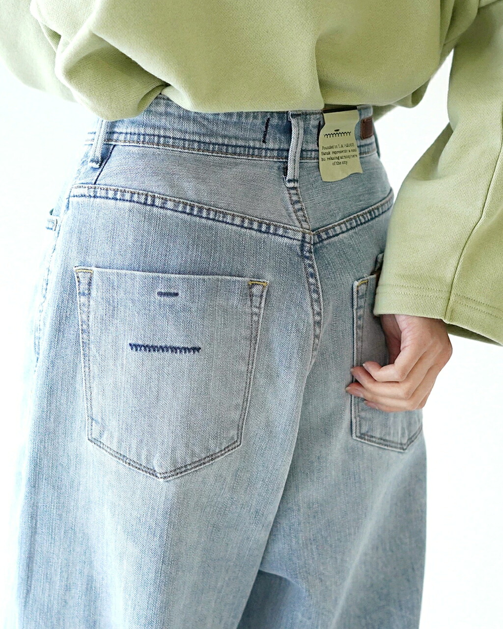 楽天市場】ヤヌーク YANUK ジョーン ルーズ ストレート JOAN