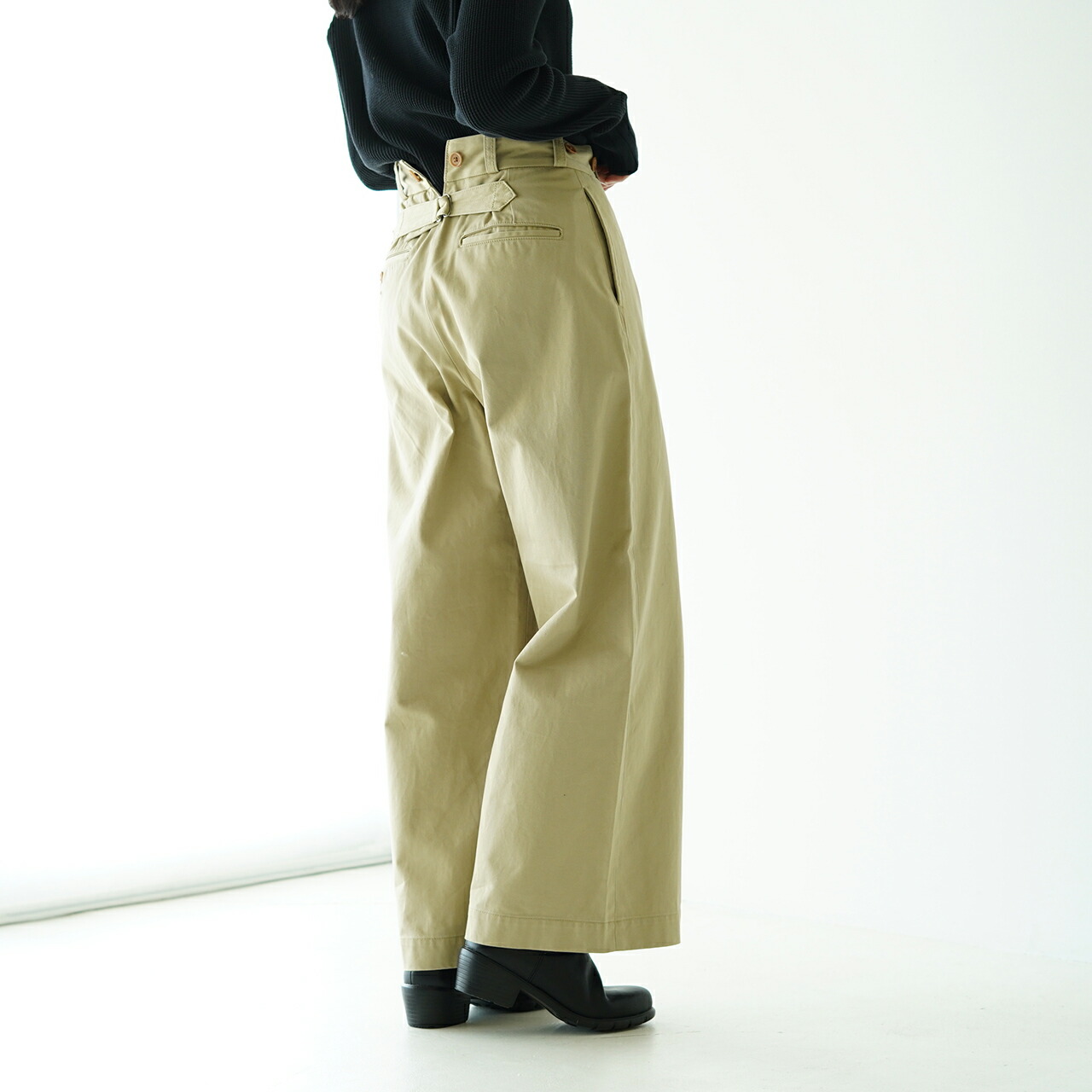 NIGEL CABOURN（ナイジェルケーボン） ワイド チノパンツ レディース