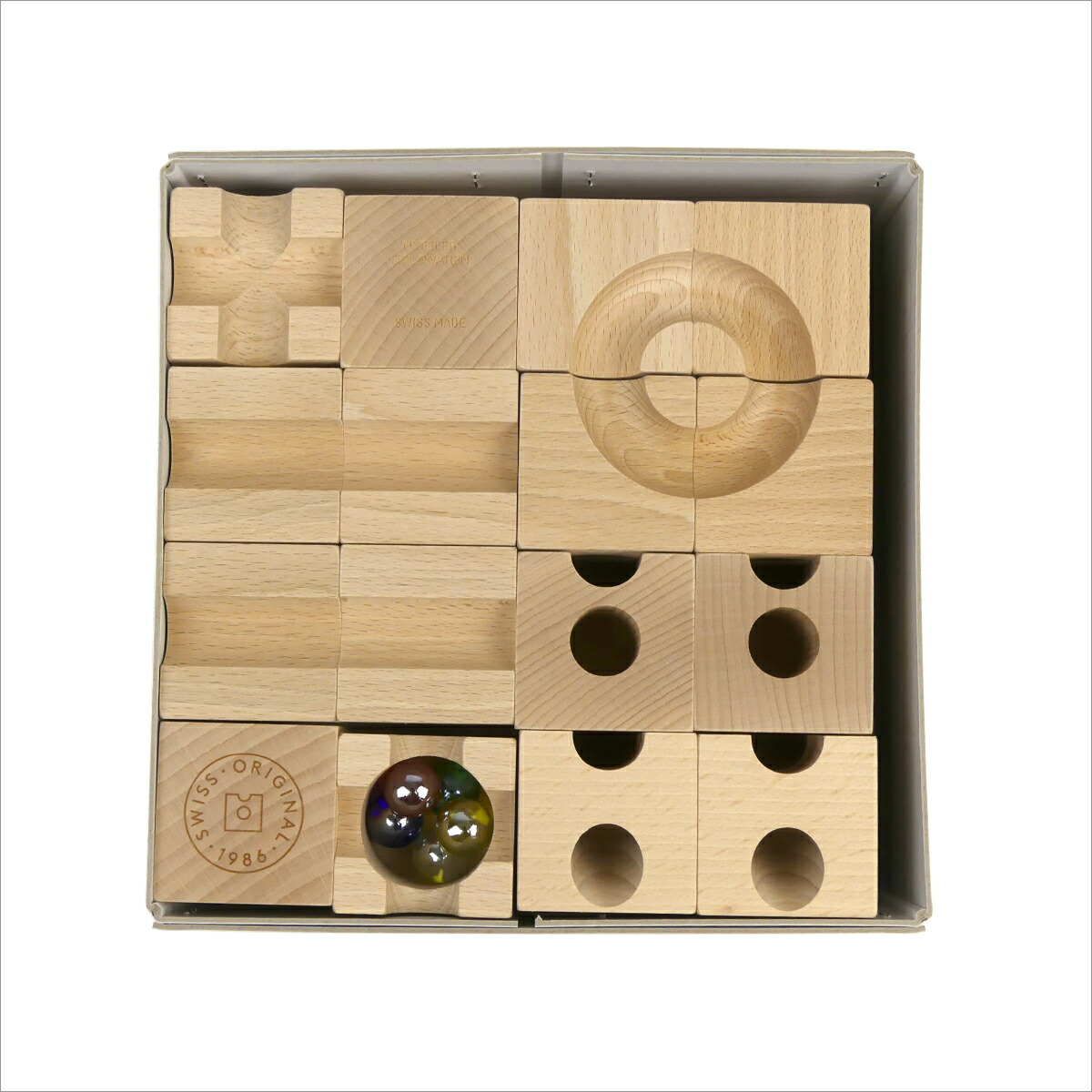 楽天市場】【ポイント5倍 3/1】【無料ギフト包装】キュボロ 積み木