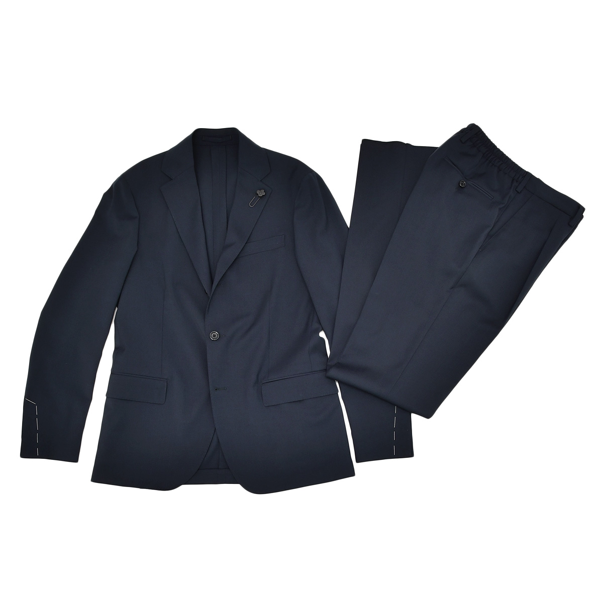 ラルディーニ LARDINI イージースーツ メンズ シングル 段返り3つ