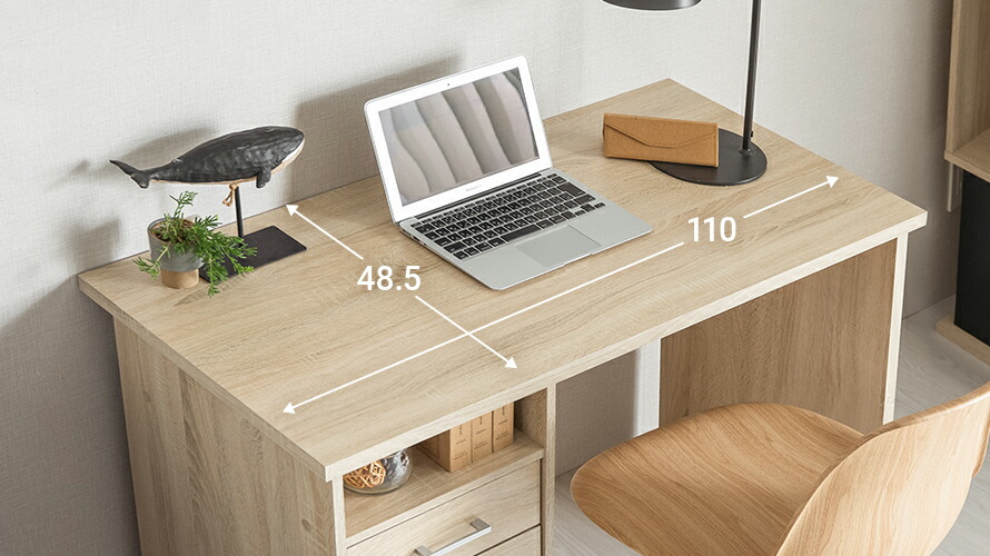 n*k様 カッテランイタリアパソコンデスク 木目調 引き出し付き参考定価