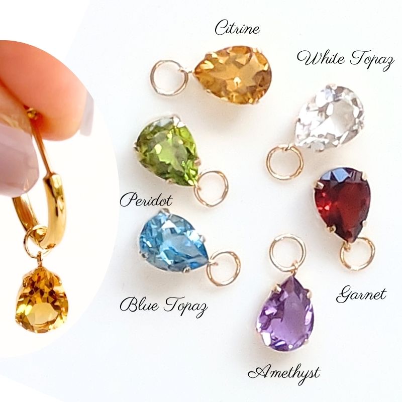 楽天市場】入荷しました！【両耳用】ペア 2個セット K10 K18 天然石