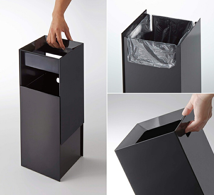 楽天市場】[ トラッシュカン タワー ] ゴミ箱 tower ホワイト ブラック