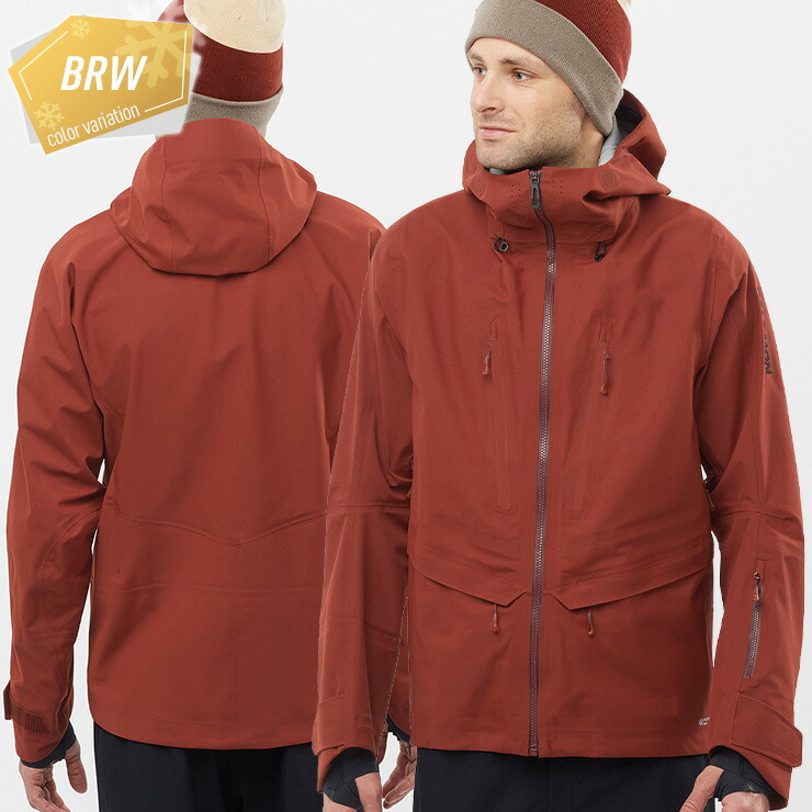 22-23 SALOMON サロモン QST 3L SHELL JKT M スノージャケット