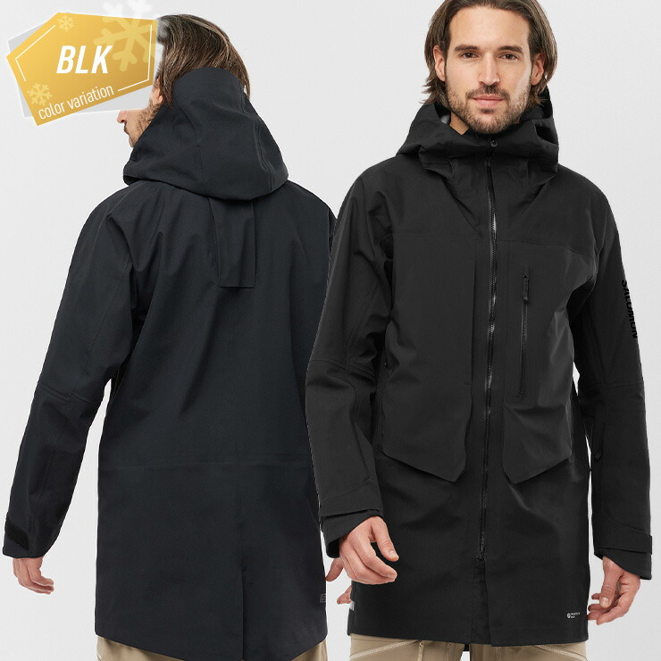 22-23 SALOMON サロモン STANCE 3L LONG JACKET M スノージャケット