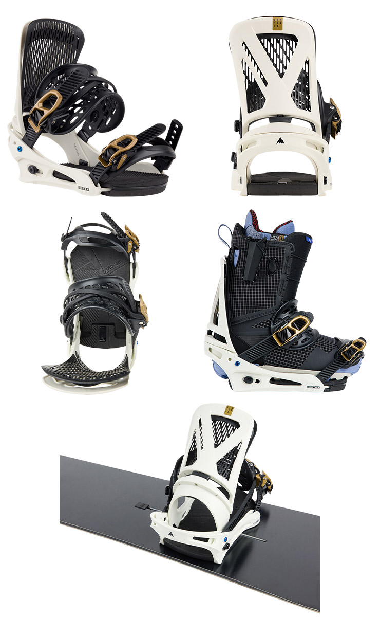 BURTON GENESIS Re:Flex M 23-24 ホワイト×ゴールド BURTON 23-24