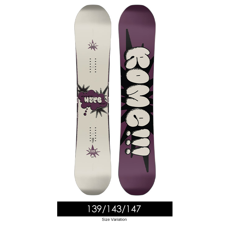 無料ワックスサービス有】24-25 2025 ROME ローム HYPE ハイプ