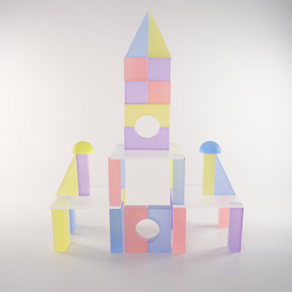 楽天市場】Lumiブロック パステルカラー 【匠の国産 木箱 付き