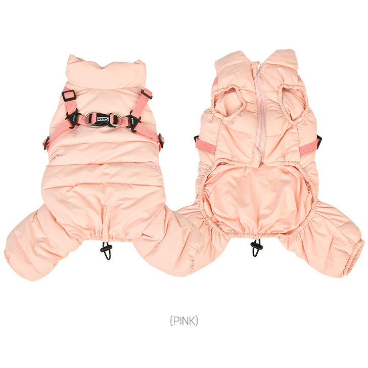 楽天市場】犬 服 ハーネス一体型防寒ジャンパー パステルカラー