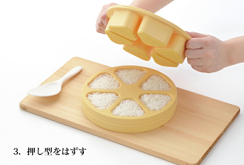 楽天市場】調理器具セット とびだせ おにぎり 6個のおにぎりが一度に