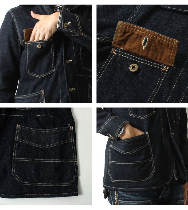 EIGHT-G(エイトジー) 11.5oz,デニムカバーオール / 8JK-25 / 2025秋冬