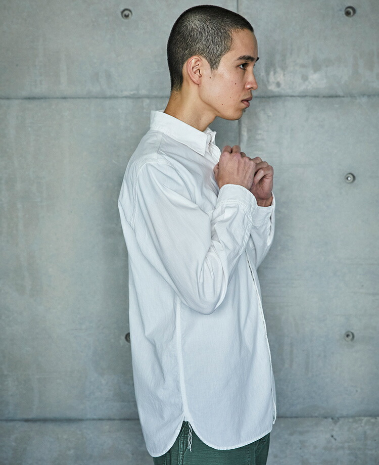 楽天市場】orSlow オアスロウ 01-8070-69 Slim Fit White Chambray