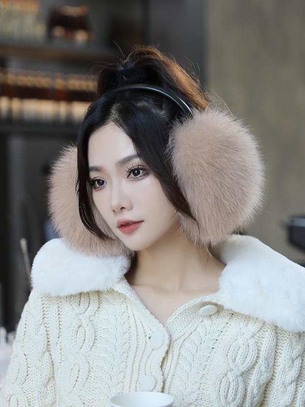 楽天市場】イヤーマフ 大人 レディース 冬 耳当て 白 黒 茶色 無地