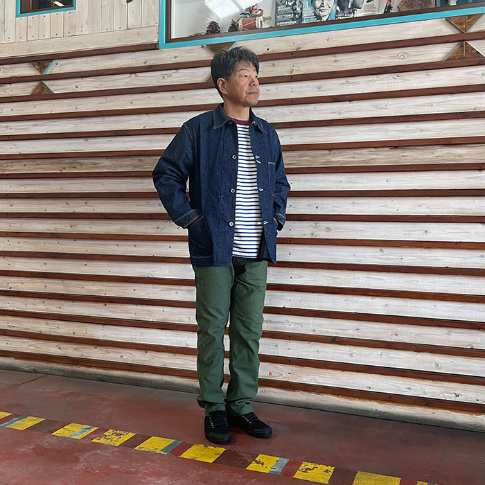 orslow オアスロウ スリムフィットファティーグパンツ ベイカーパンツ