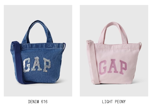 楽天市場】【SALE／55%OFF】(K)スパークル GAPロゴ トートバッグ