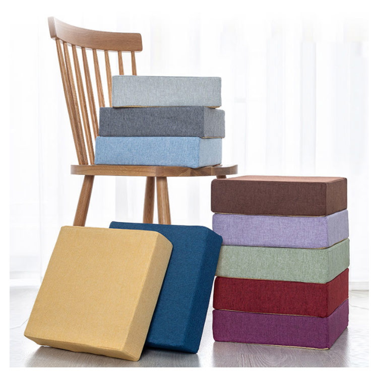 楽天市場】高品質・高さ8cm全10色の座布団！低反発クッション 高反発