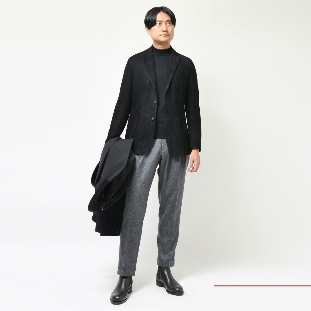 TAGLIATORE（タリアトーレ）CARSONカーソン ラムスエード2Bジャケット