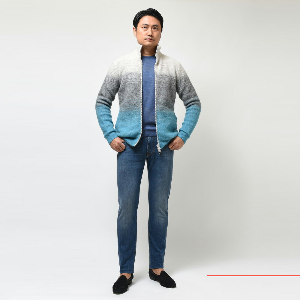 SALE】HERNO（ヘルノ）RESORTリゾート ナイロンアルパカグラデーション