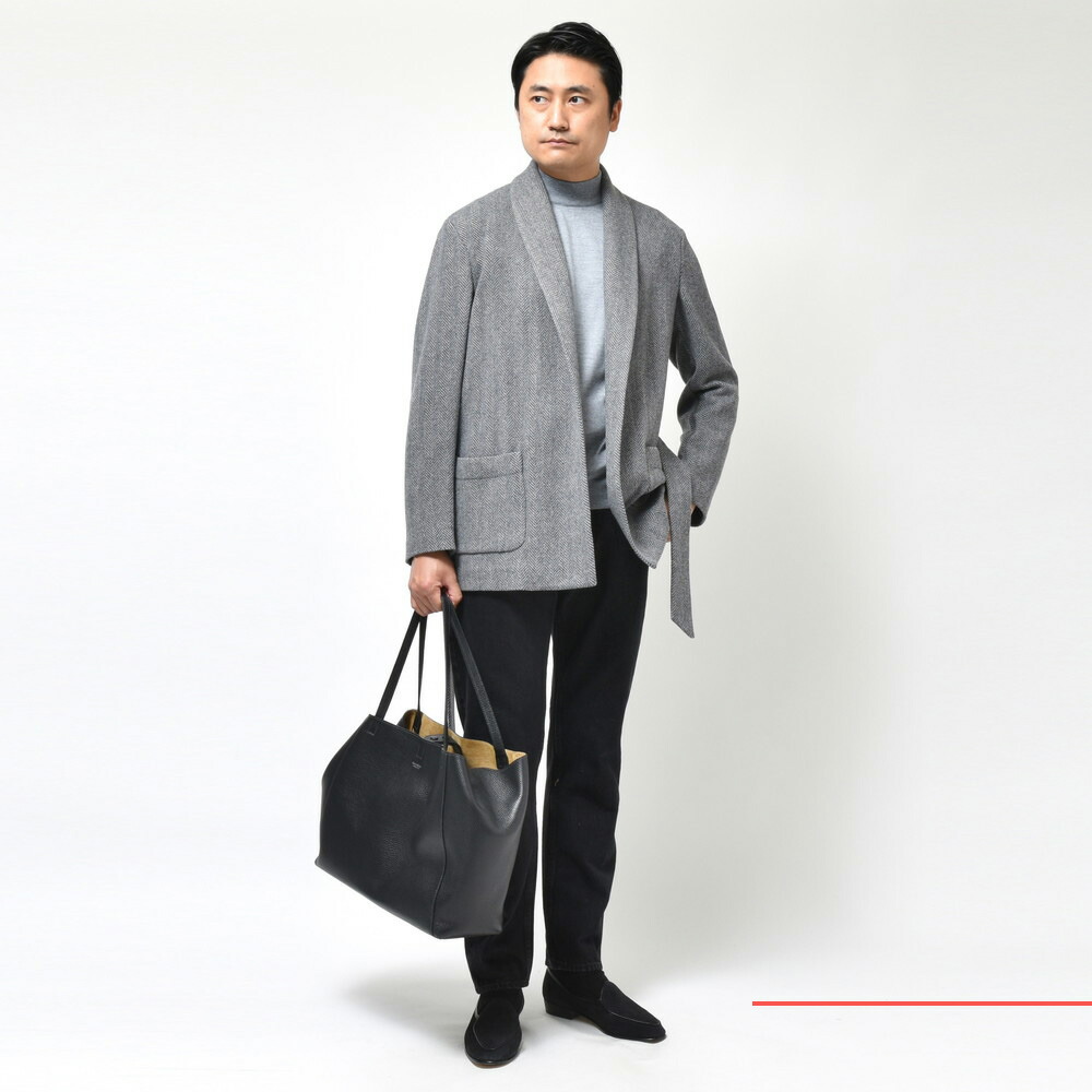 T-JACKET（ティージャケット）ウールナイロンヘリンボーンジャージ