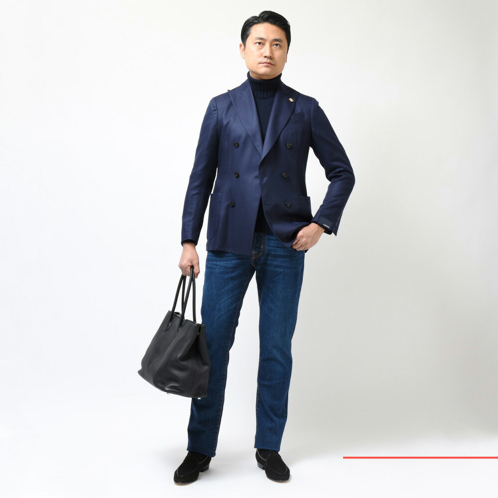 LARDINI（ラルディーニ）EASYイージー 4シーズンカシミアウールシルク