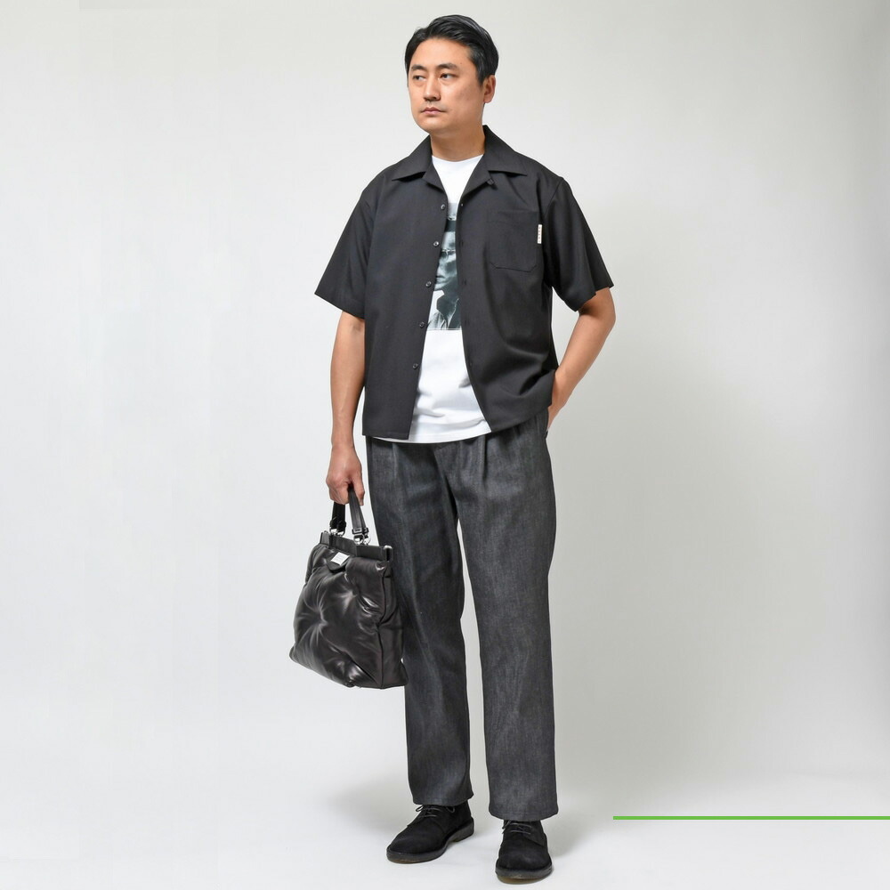 MARNI（マルニ）ウールトロピカルオープンカラーS/Sシャツ CUMU0213A0