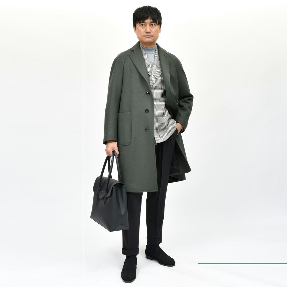 SALE】BOGLIOLI（ボリオリ）ウールナイロンカシミアダイアゴナルソフト