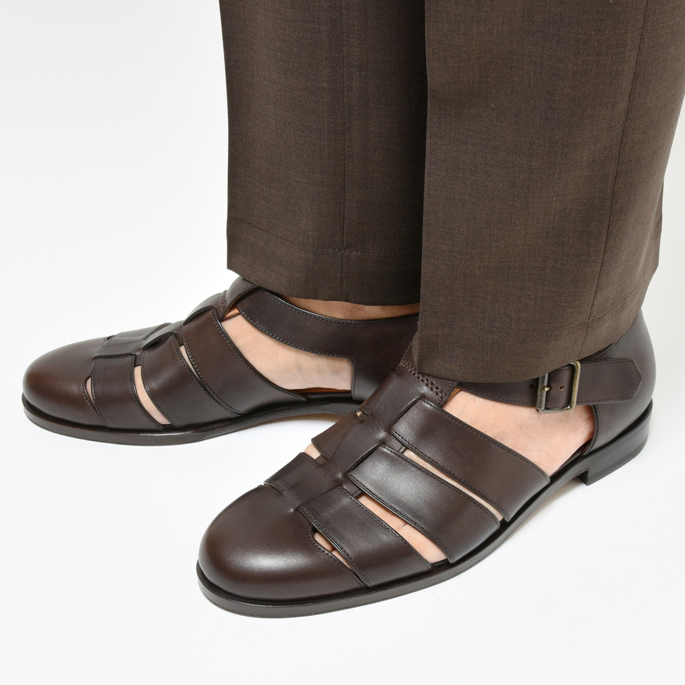 F.LLI Giacometti（フラテッリジャコメッティ）カーフレザーグルカ