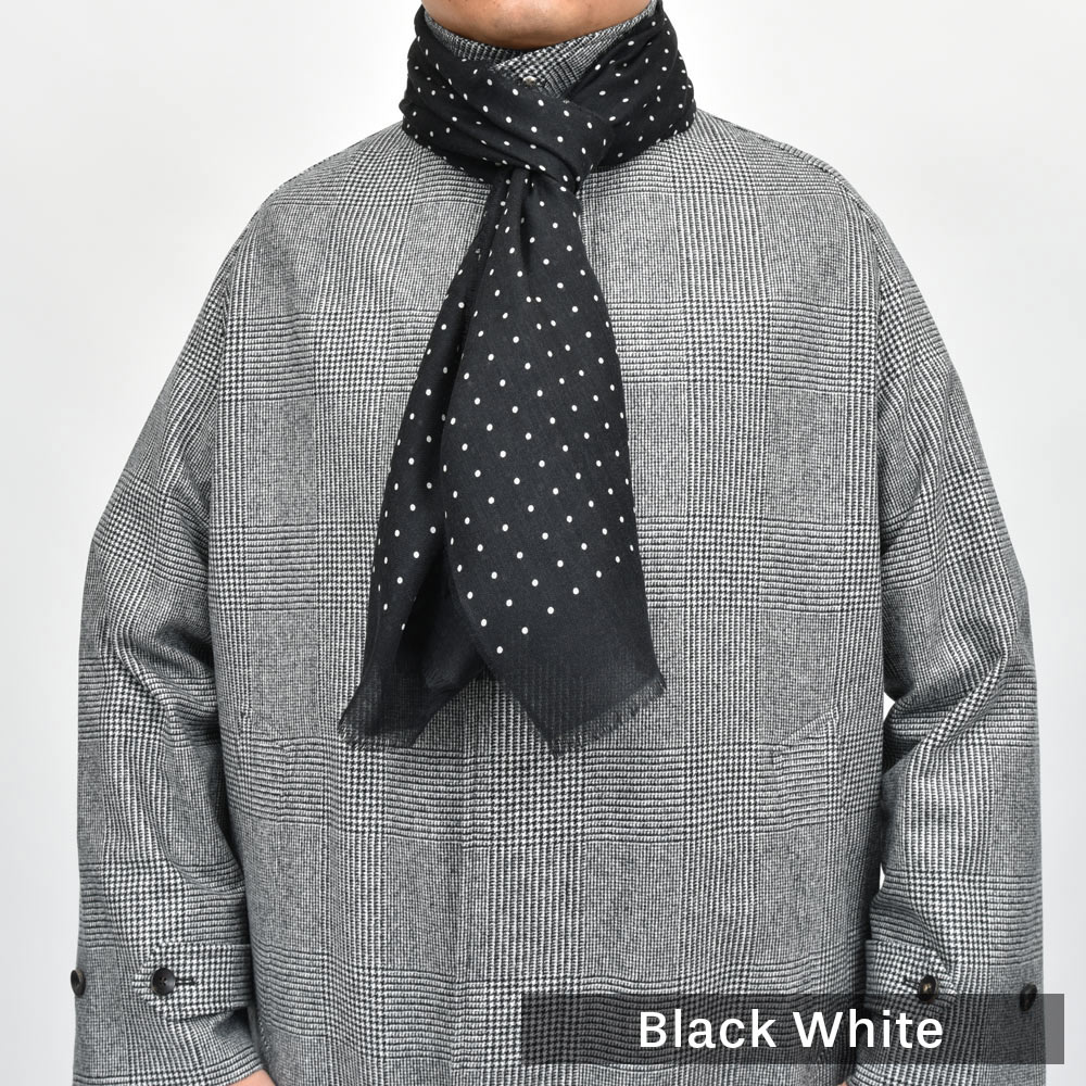 BEGG X CO（ベグ アンド コー）シルキーカシミアドットストール Wispy