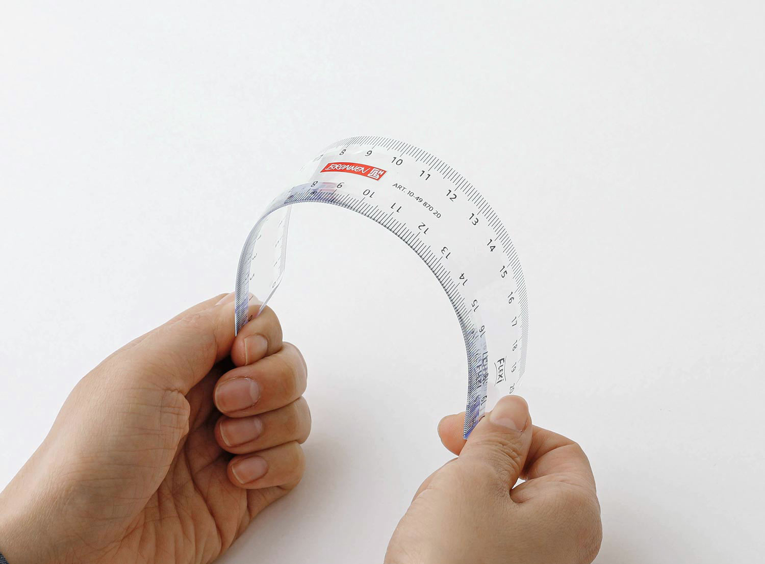 楽天市場】BRUNNEN ブルネン フレキシブルルーラー カラー M 20cm 定規