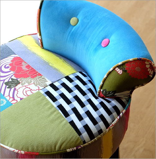 楽天市場】椅子 クッションチェア スツール 丸椅子 かわいい 可愛い