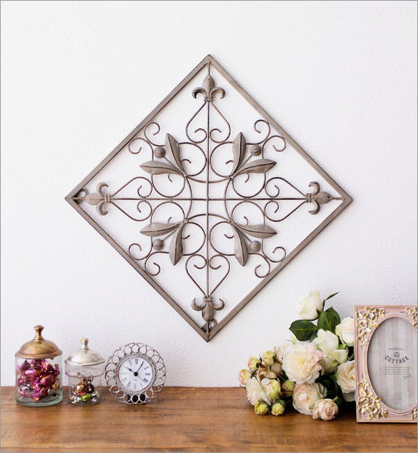 4枚セット】アイアンパネル 壁飾り フレーム パーテーション アート