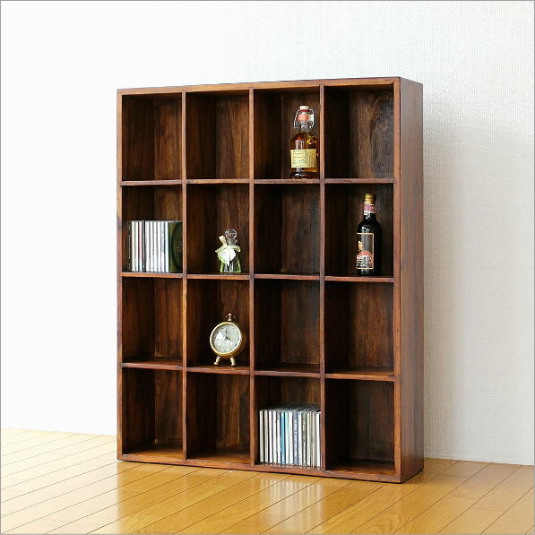 楽天市場】飾り棚 本棚 スリム 薄型 木製 無垢材 天然木 おしゃれ