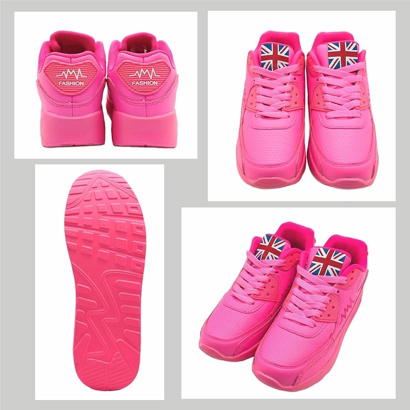 楽天市場】ショッキングピンク スニーカー レディース 蛍光ピンク