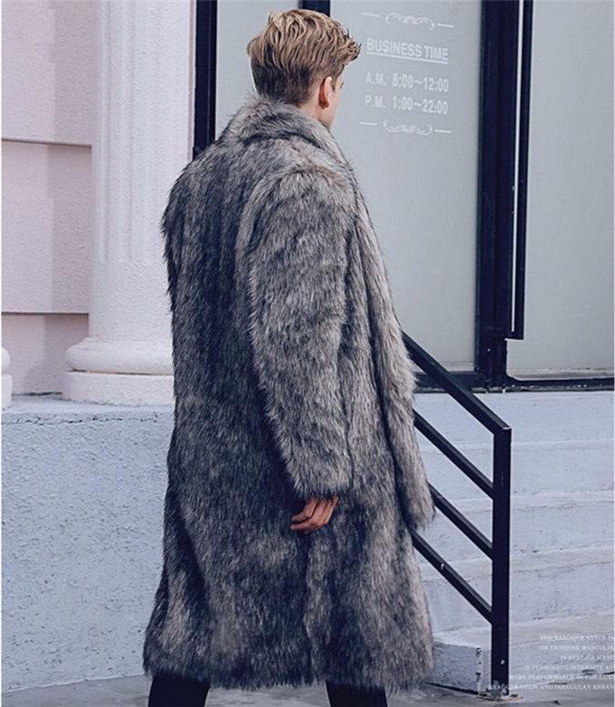 楽天市場】秋冬新作 ファーコート 毛皮コート メンズ ロングコート
