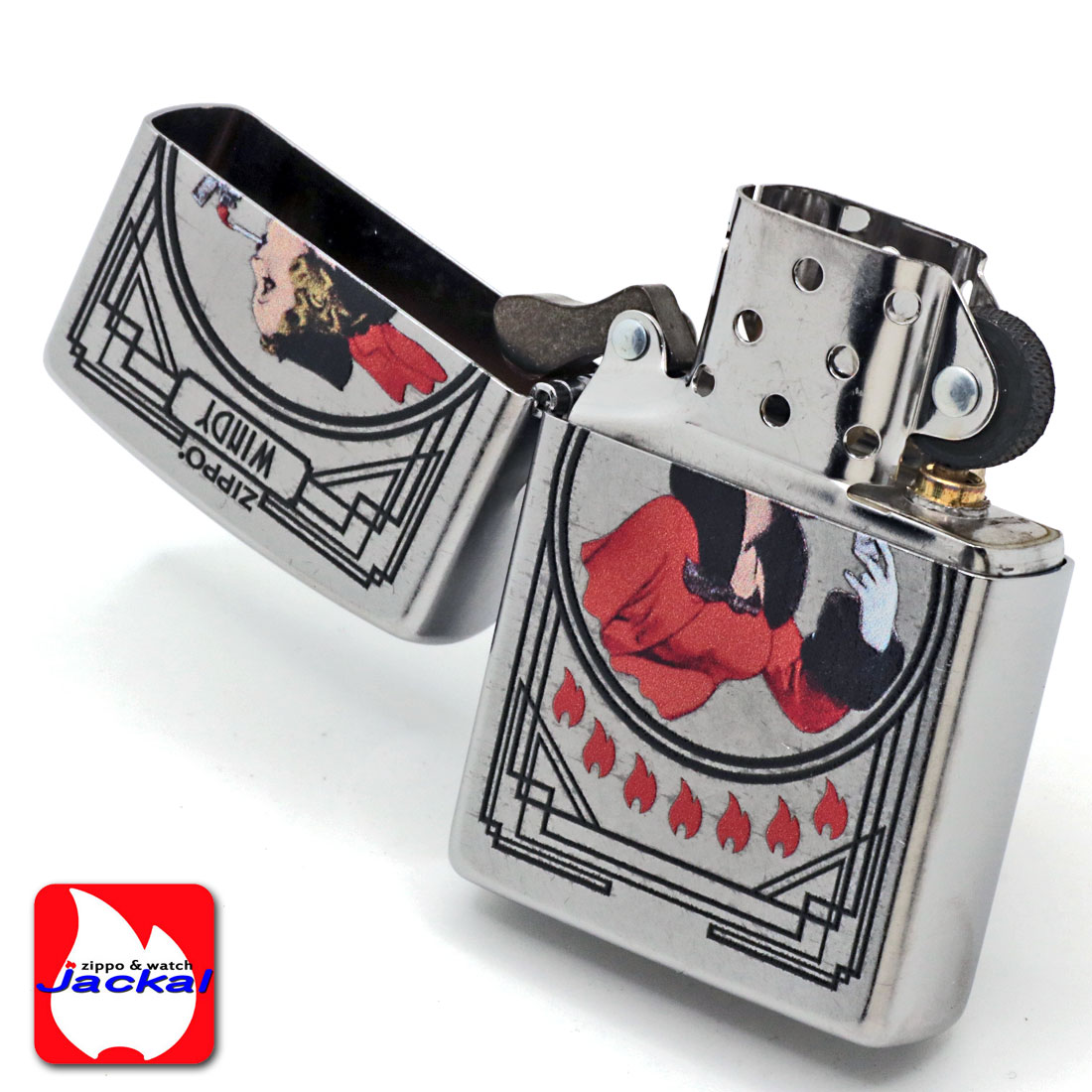 zippo(ジッポーライター)ZIPPOキャラクター人気の「WINDY」デザイン