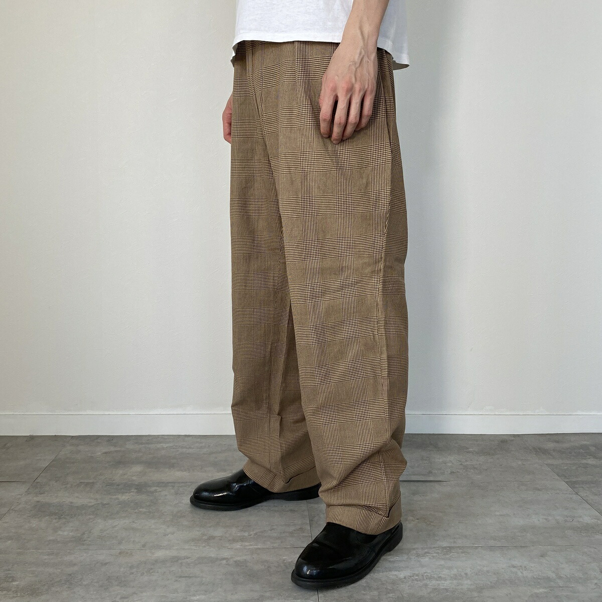 古着 ラルフローレン Ralph Lauren POLO by Ralph Lauren 千鳥格子柄