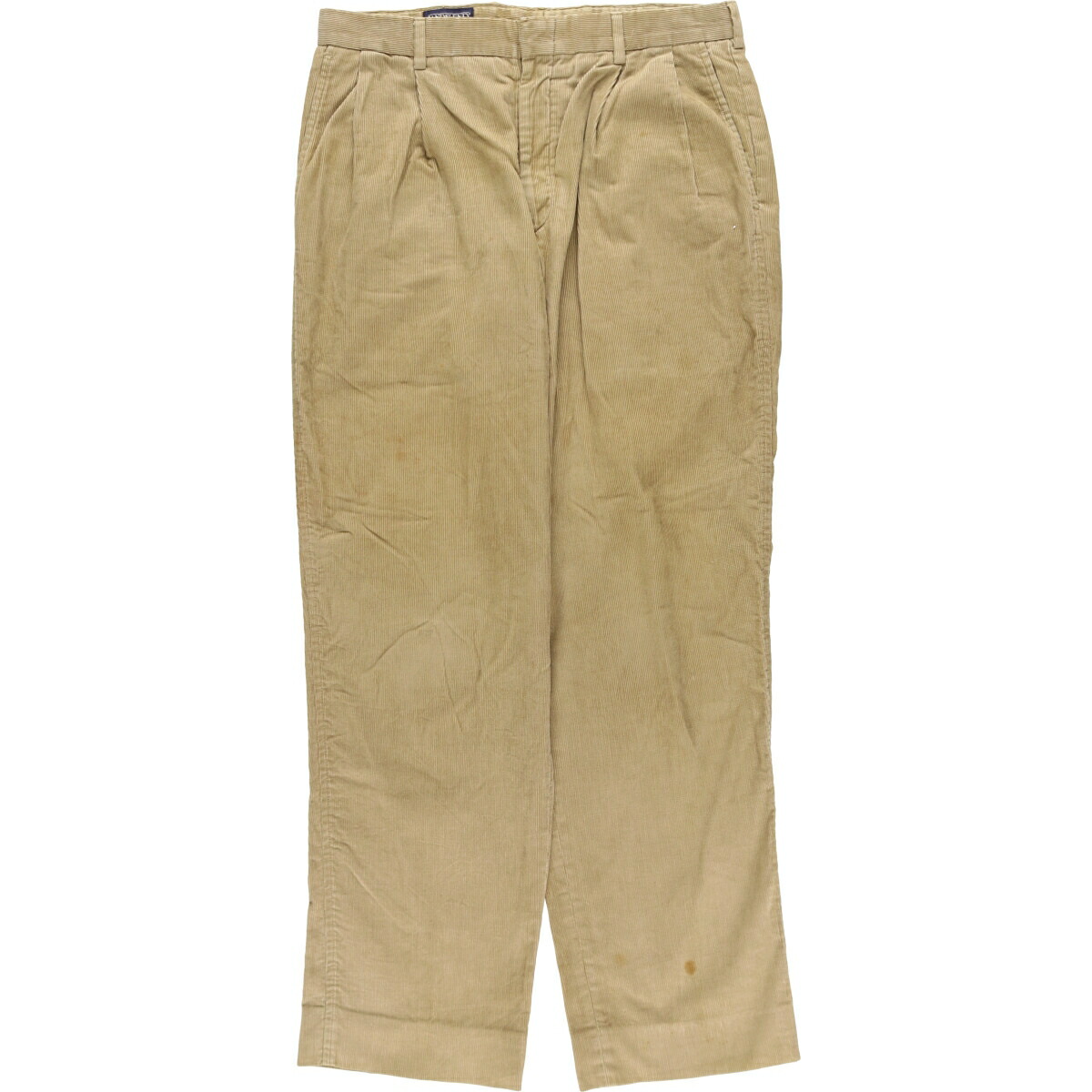 古着 90年代 ランズエンド LANDS END ツータック コーデュロイパンツ