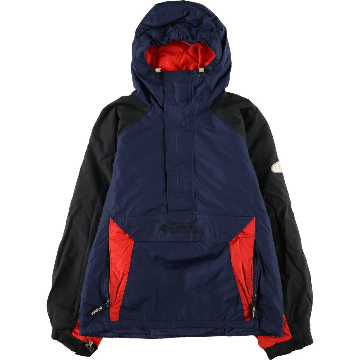 古着 90～00年代 コロンビア Columbia リップストップ 中綿アノラック