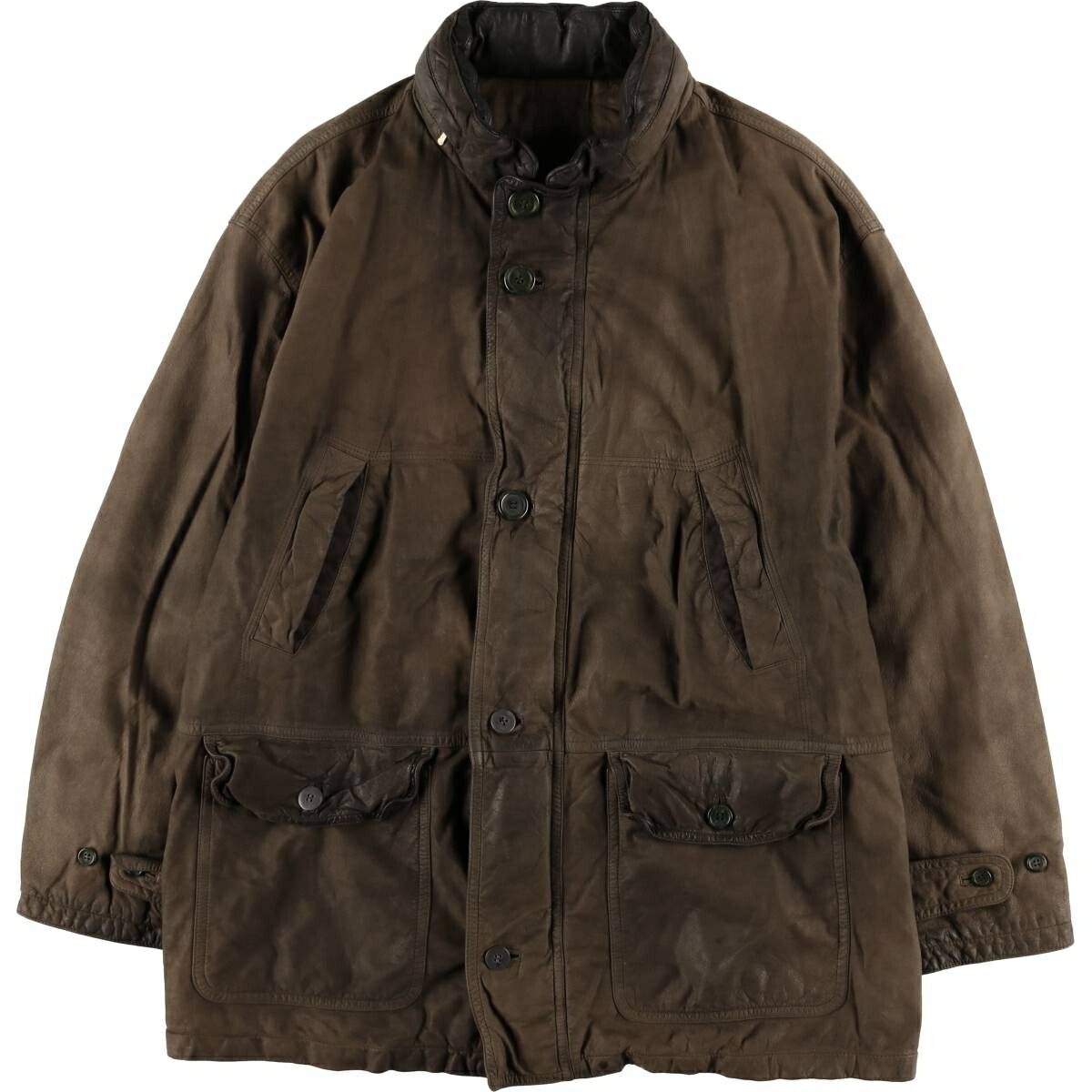 古着 80年代 バーバリー Burberrys ヌバック レザージャケット