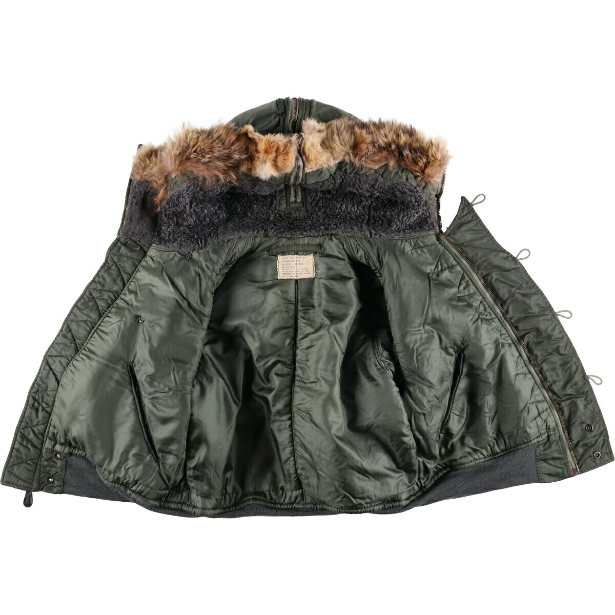 古着 70年代 米軍実品 N-2B ミリタリー フライトジャケット USA製